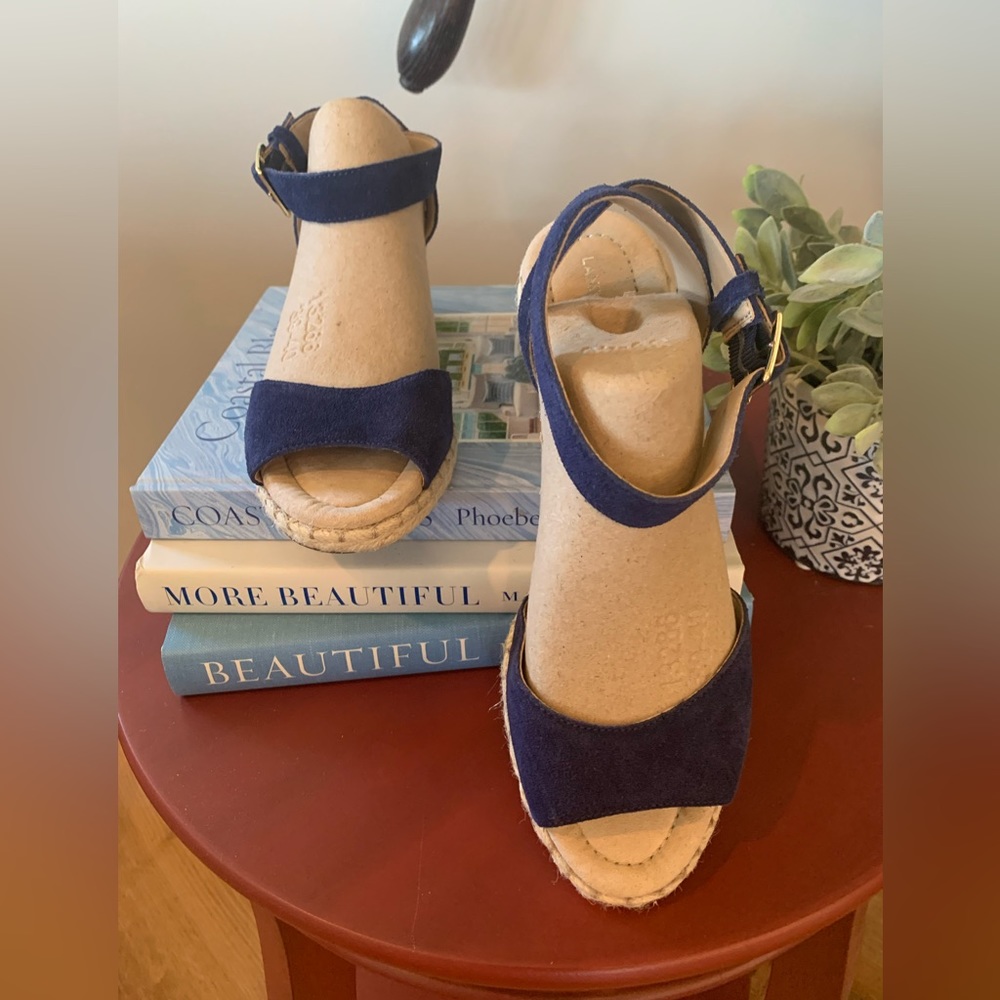 Lands End Wedge Sandal